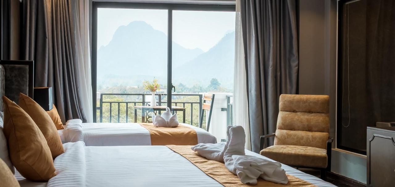 Confetti Garden Hotel Vang Vieng Ngoại thất bức ảnh